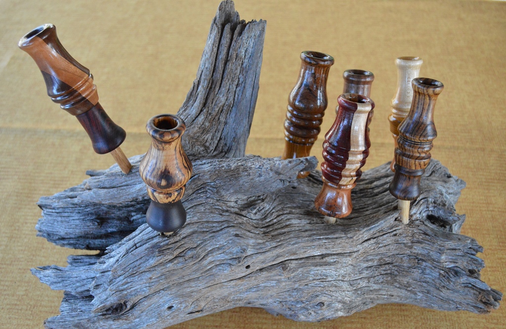 quackycalls, styles of duck calls crafted here